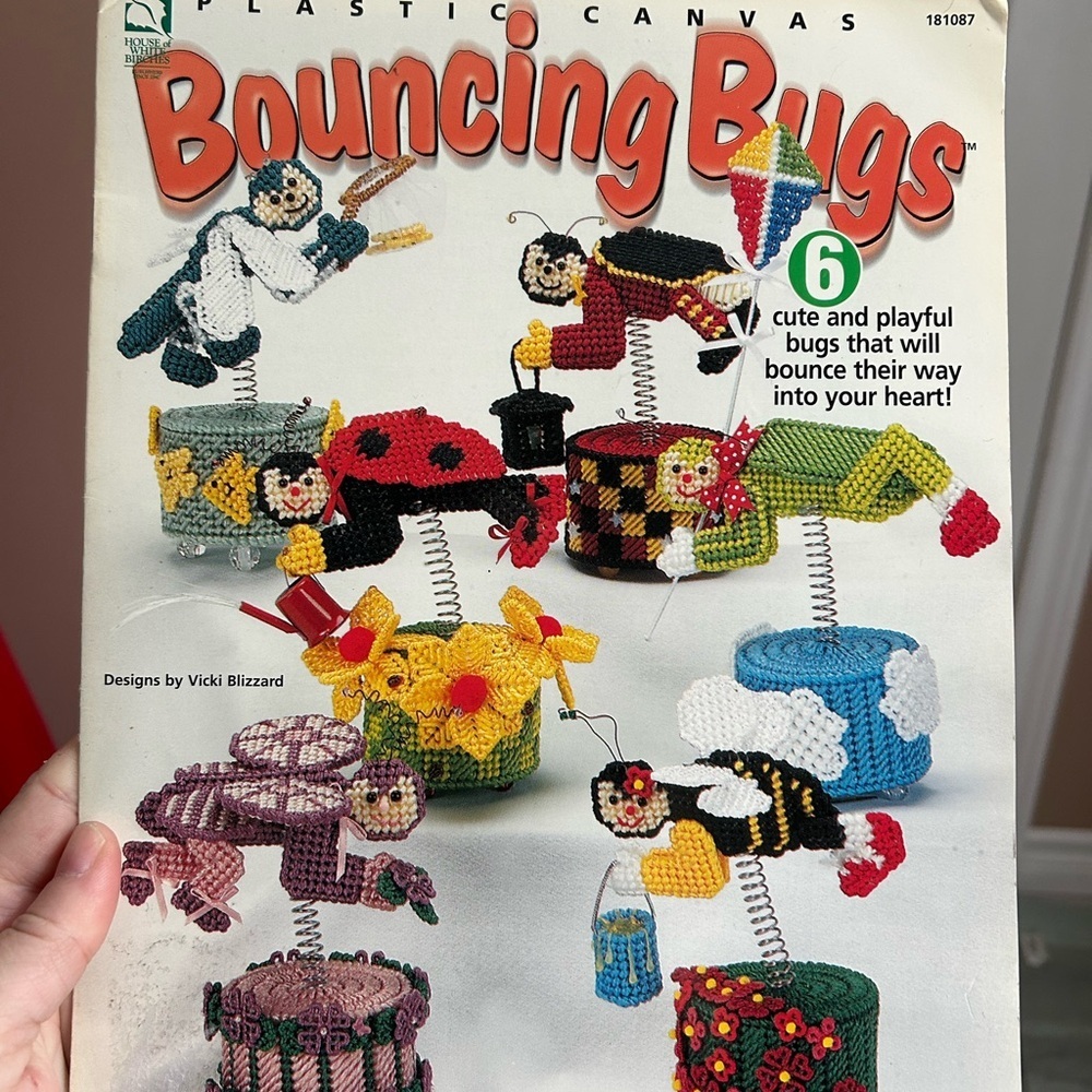 5/$25 Plastic Canvas Bouncing Bugs Craft Kit 🪡